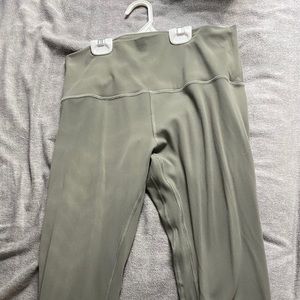 Lululemon Olive Green Align Leggings 23”